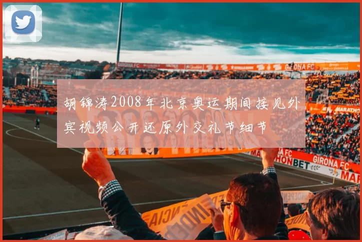 胡锦涛2008年北京奥运期间接见外宾视频公开还原外交礼节细节